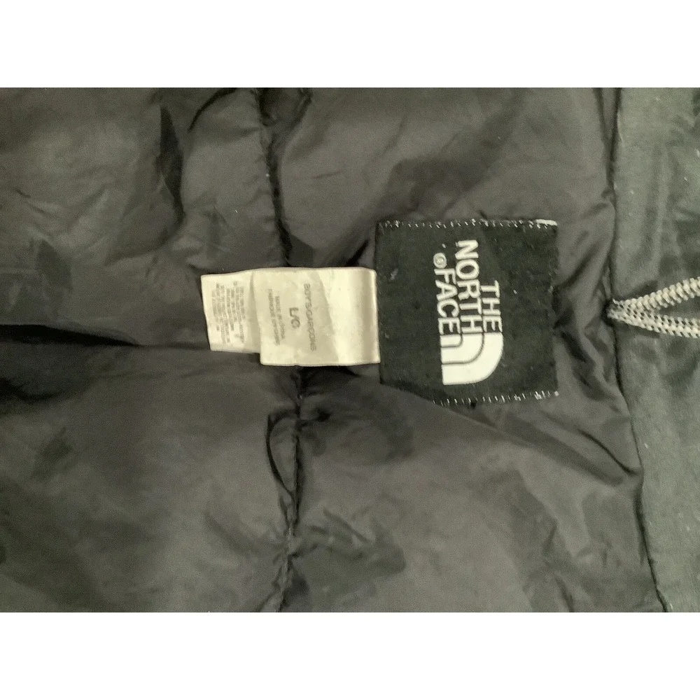 The North Face Jacket Boy's Large Black Goose Down Hyvent Hiking Windproof